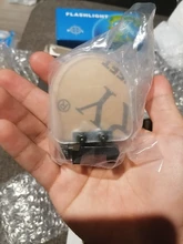 Protector de lentes a prueba de balas para mira telescópica, Protector de lente de punto rojo y verde, plegable, para Rifle, Airsoft, montaje de riel