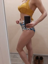 Bikini Swimsuit Sexy HALTER High-Waist Plus-Size Summer Biquini XXL Women Female