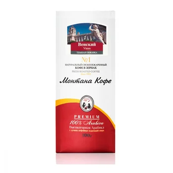 

Coffee Montana coffee "Vienna", grain, 100 gr