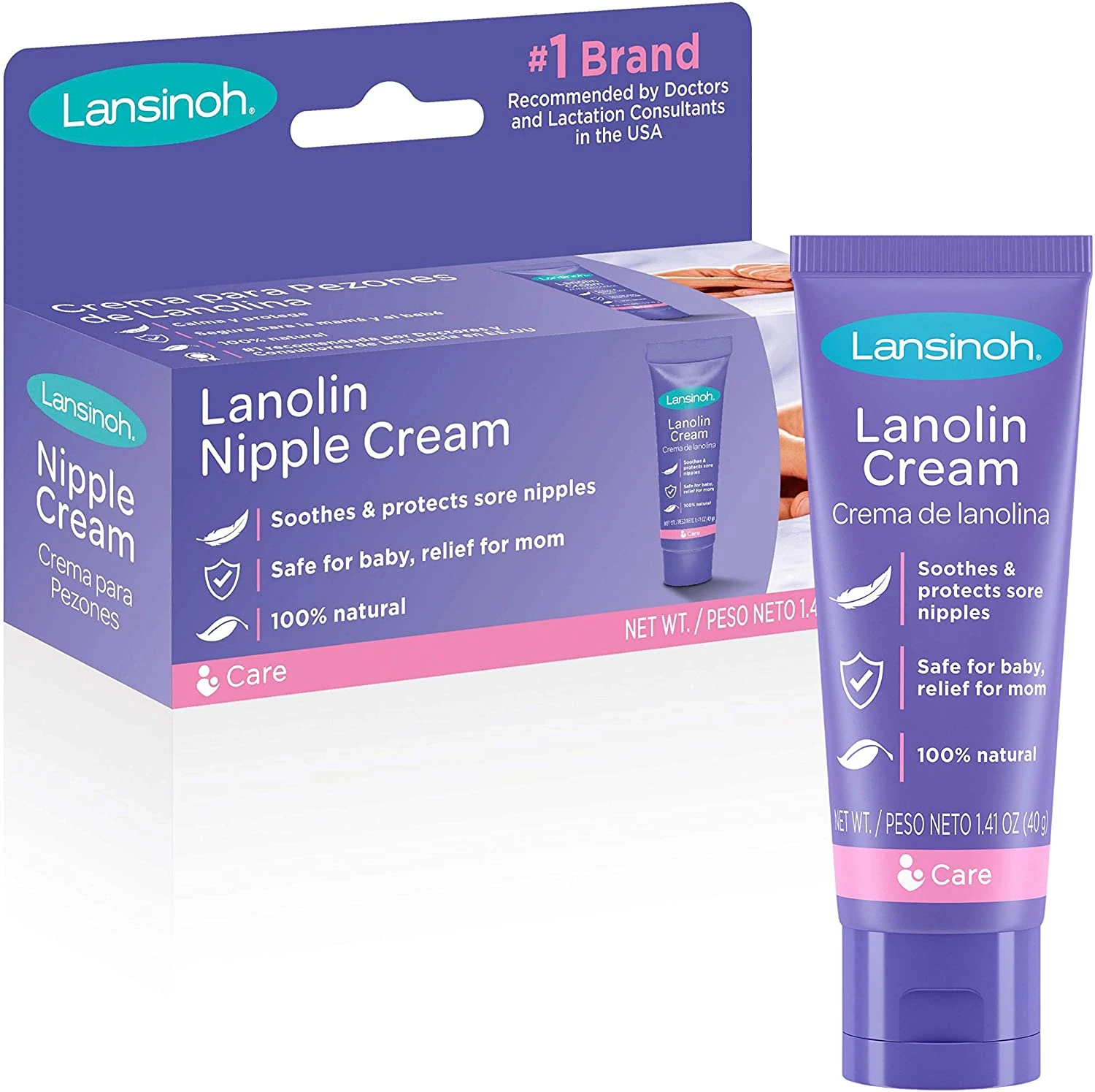 Lansinoh Lanolin Nipple Cream For Breastfeeding, Full Size Tube, Soothing  Lanolin Balm, Safe Nursing Moms,Essential|Nipple| - Aliexpress