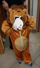 Monos de invierno para bebé, disfraz de Kigurumi Lion para niñas y niños pequeños, mono de Animal, ropa infantil, pijamas, monos