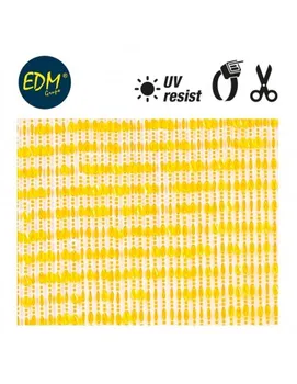 

Curtain oval yellow plastic 90x210cm 72 strips edm