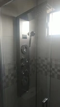 Bathroom Shower Faucet Temperature-Screen Black/brushed Luxury Mixer Tap Column 
