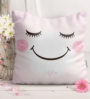 

Personalized Emoji Satin Pillow decorate Pillow-3
