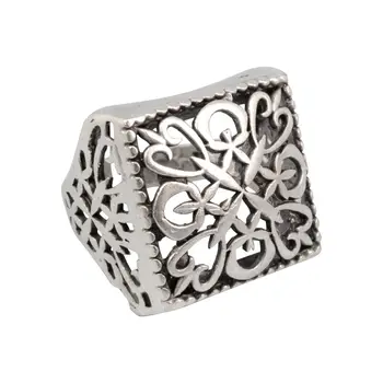 

Women's ring oversized openwork Square (54310)