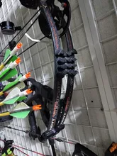 Estabilizador de extremidades de arco compuesto para tiro con arco, goma muy elástica, absorción de impacto, cangrejo para Flecha, accesorios de caza, 2 uds.