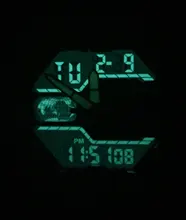 Reloj de pulsera deportivo para hombre, cronógrafo Digital LED con alarma y fecha automática, resistente al agua hasta 50M, informal, a la moda, 8033