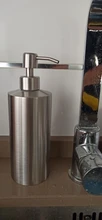 Soap-Dispenser Pump-Bottle Detergent Round-Shampoo Foam Stainless-Steel Bathroom Kitchen