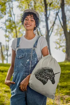 

Angemiel Bag Never Stop Dream Unicorn in Cloth Backpack
