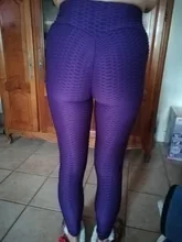 Leggins de fitness para mujer, leggins negros, de fitness, sexis, de cintura alta, entrenamiento, talla grande