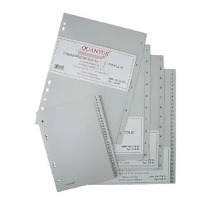 

Digital separator, A4, plastic, 1-12 Gray