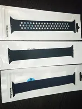 Solo bucle para reloj Apple Watch banda 44mm 40mm iWatch banda 38mm 42mm correa elástica pulsera de silicona Apple watch serie 5/4/3/SE/6/Correa