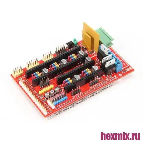 ^Cheap RAMPS 1.4 motherboard for 3D printer CNC Machine
