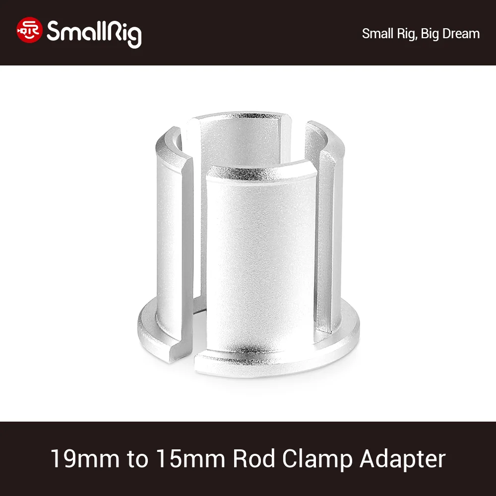 

SmallRig 19mm to 15mm Rod Clamp Adapter For Wireless Follow Focus /19mm Rod Clamp /A-BOX -2055