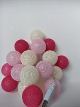 Cotton Balls Lights Lighting-Decoration Led-Fairy-Garland Leds Bedroom Holiday Christmas-Party