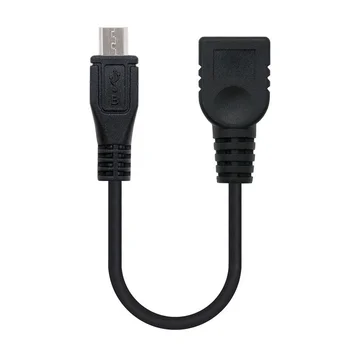 

Cable usb otg nanocable 10.01.3500 - adaptadores micro usb macho a usb hembra - usb 2.0 - 0.15m - color negro