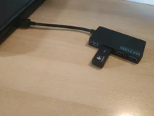Mini concentrador de expansión multidivisor, 1 unidad, 4 puertos, USB 2,0/3,0 de alta velocidad, compatible con pc y portátil