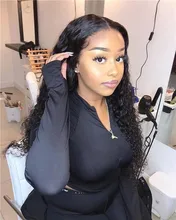 8-28 30 40 pulgadas paquetes de ondas profundas con cierre de pelo brasileño rizado 100% humano onda de agua 3 4 paquetes de tejido y cierre de encaje