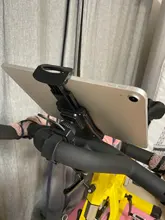 Xnyocn Flexible Buckle Mount Holder Indoor Gym Handlebar on Exercise Bikes Mobile Phone