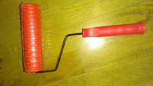 Rubber Roller Grain-Pattern-Handle Home Home-Decor-Accessories DIY Embossed Office-Shop