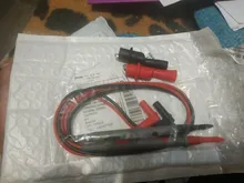 Sonda Universal de cable de silicona para multímetro Digital, 1 par de pines de prueba para multímetro Digital, punta de aguja 20A, multímetro con clip de 2mm