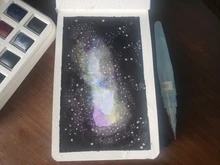 Cubierta de cuero PU, libro de acuarelas A6, libro de papel pintado a mano, bosquejo de viaje, suministros de arte de pintura portátil