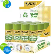 Клей BIC ECOlutions Glue Stick Коробка 12 штук по 36 гр