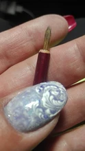 1 pincel pequeño de bambú para uñas, Pinceles para pintar uñas, Pinceles para manicura DIY