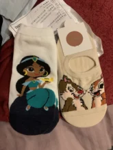 Calcetines Disney del Rey León para mujer, calcetín divertido, dibujos animados, primavera y otoño
