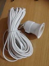 Bases Bulb-Lamp Eu-Plug-Holder-Adapter Power-Cord Converter-On/Off with 4M 8M To 