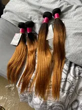 Weave Bundles Human-Hair-Extensions Blonde Brazilian Hair Ombre Straight Honey Remy Deal