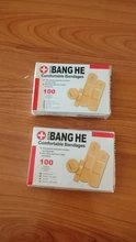 100 unids/pack impermeable Banda-SIDA vendas primero ayuda médica Anti-bacterias herida yeso Multi tamaño Casa de viaje de emergencia Kits