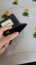 Billetera superior de cuero suave para hombre, billetera con ranuras para tarjetas extraíbles, multifunción, con cremallera, bolso de mano