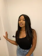 Transparente barato pelucas de encaje 180 densidad 30 32 pulgadas hueso recto pelucas de cabello humano T parte peluca largo cabello brasileño pelucas para mujeres