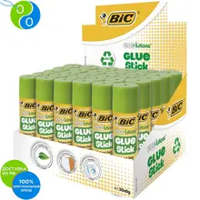 Клей BIC ECOlutions Glue Stick Коробка 30 штук по 8гр