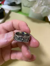 Anillo Vintage de plata fina con cola de zorro para hombre y mujer, Joyería de Halloween de fiesta Steampunk, regalos