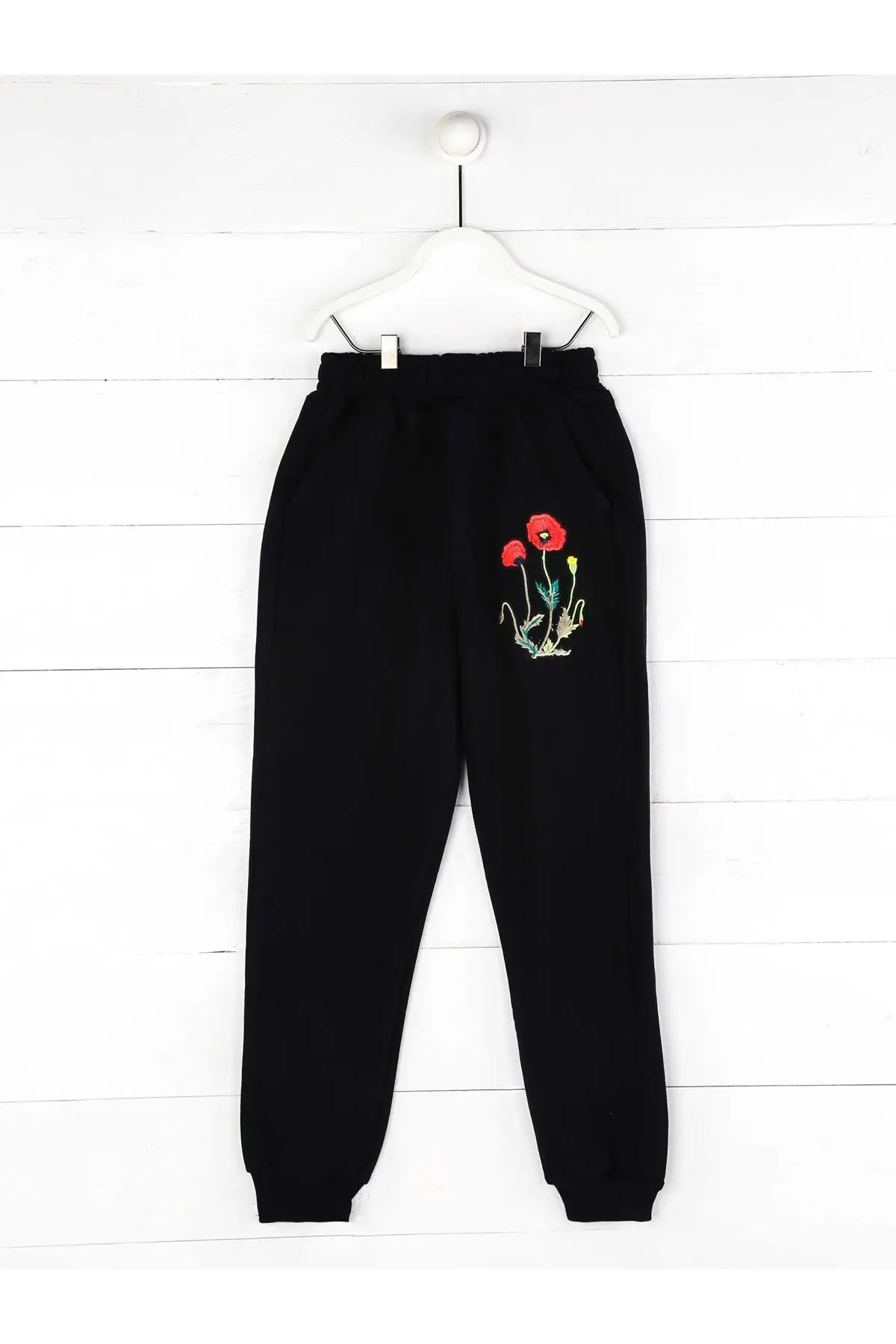 girls navy blue sweatpants