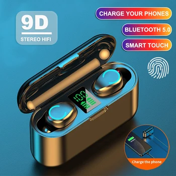 

TWS Wireless Bluetooth Headset LED Touch In-Ear Stereo Mini Earbuds Gaming Earphones With 2000mah Charge Case