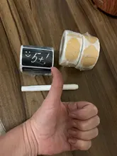 Etiquetas adhesivas para pizarra, con bolígrafo de tiza para tarros de cocina, pegatinas extraíbles e impermeables