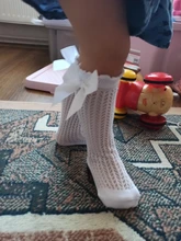 Lawadka bebé niña Calcetines Niño bebé de verano de algodón de malla de calcetines por la rodilla para bebés bebé recién nacido antideslizante largo calcetines de bebés niños 0-2T