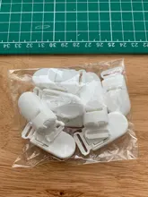 Joepada-Cuentas de silicona para dentición de bebé, accesorios para collar, mordedor de bebé, cordón de poliéster de 1,5mm, bricolaje, dijes de joyería, colgantes