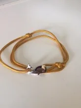 Bracelet Men Cord Jewelry Parachute Whale Tail-Anchor Navy-Style Metal MKENDN Women Hooks