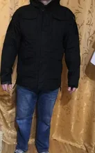 Chaqueta cortavientos de ropa del Ejército DE LOS Estados Unidos M65 UK para hombre, abrigo de piloto de vuelo impermeable con capucha, de tres colores, para invierno/otoño