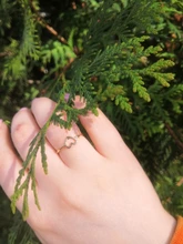 RscvonM-Anillo de boda de Color dorado y plateado con forma de corazón para mujer, joyería de compromiso para fiesta