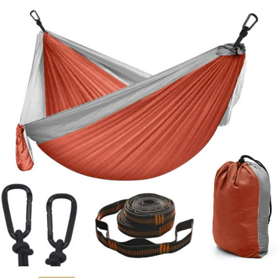 Outdoor camping parachute cloth single camping hammock