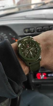 Gemius-Reloj de pulsera militar de nailon Para Hombre, cronógrafo deportivo de cuarzo, Masculino