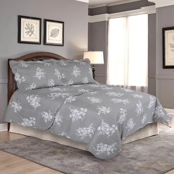 

Bedspread Bennet color: gray (230x250 cm)
