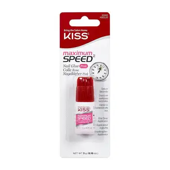 

Nail glue kiss maximum speed nail glue pink (kbgl03c)