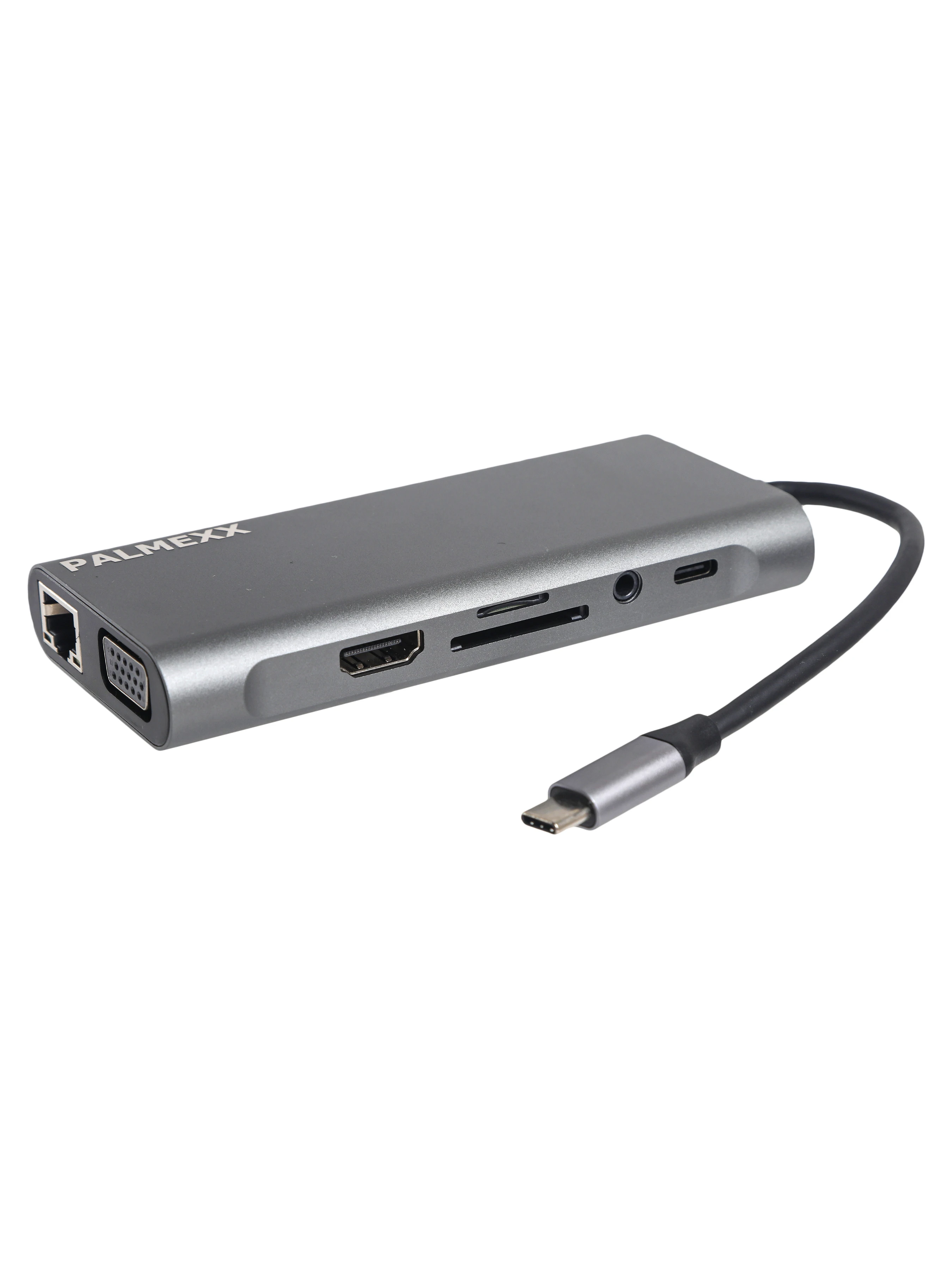 Hub palmexx 11 in1 USB-C to HDMI + VGA 4 * USB3.0 USBC CR aux Lan px/hub-008 | Электроника