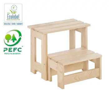

Stool-ladder mounted rough pine 100% PEFC CERT ASTIGARRAGA